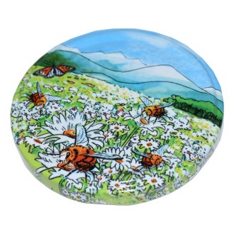 Jar lid TO 82 - Flowering mountain meadow